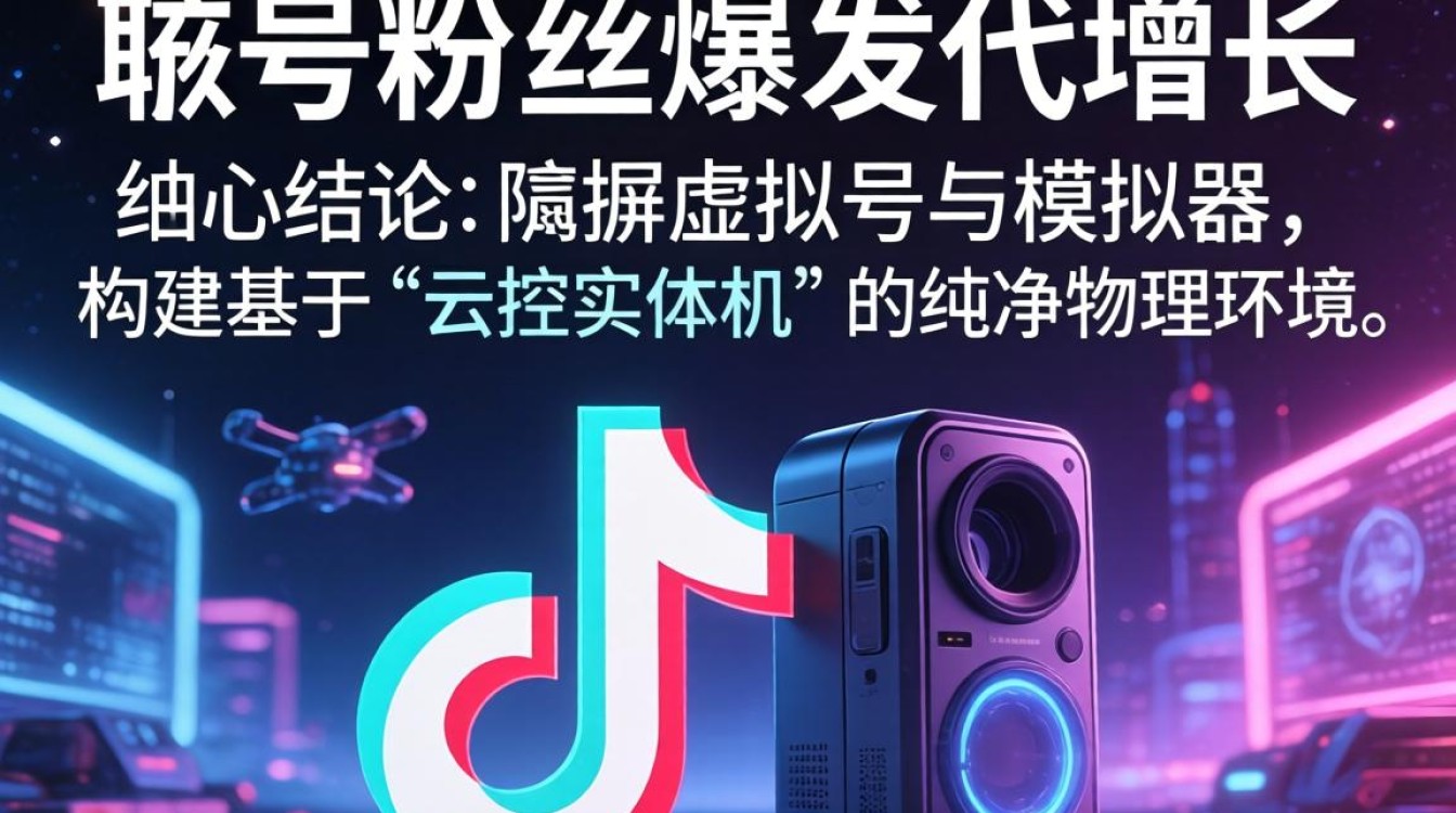 TikTok 云控实体机如何涨粉