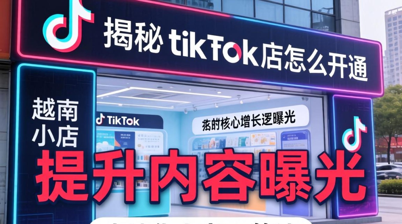 tiktok店开通条件与流量提升技巧