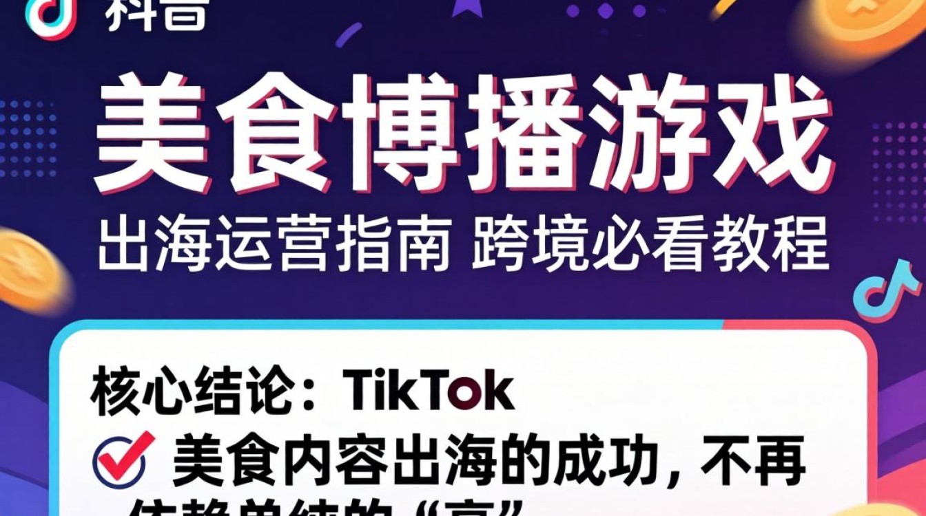 TikTok 美食博主游戏出海运营指南