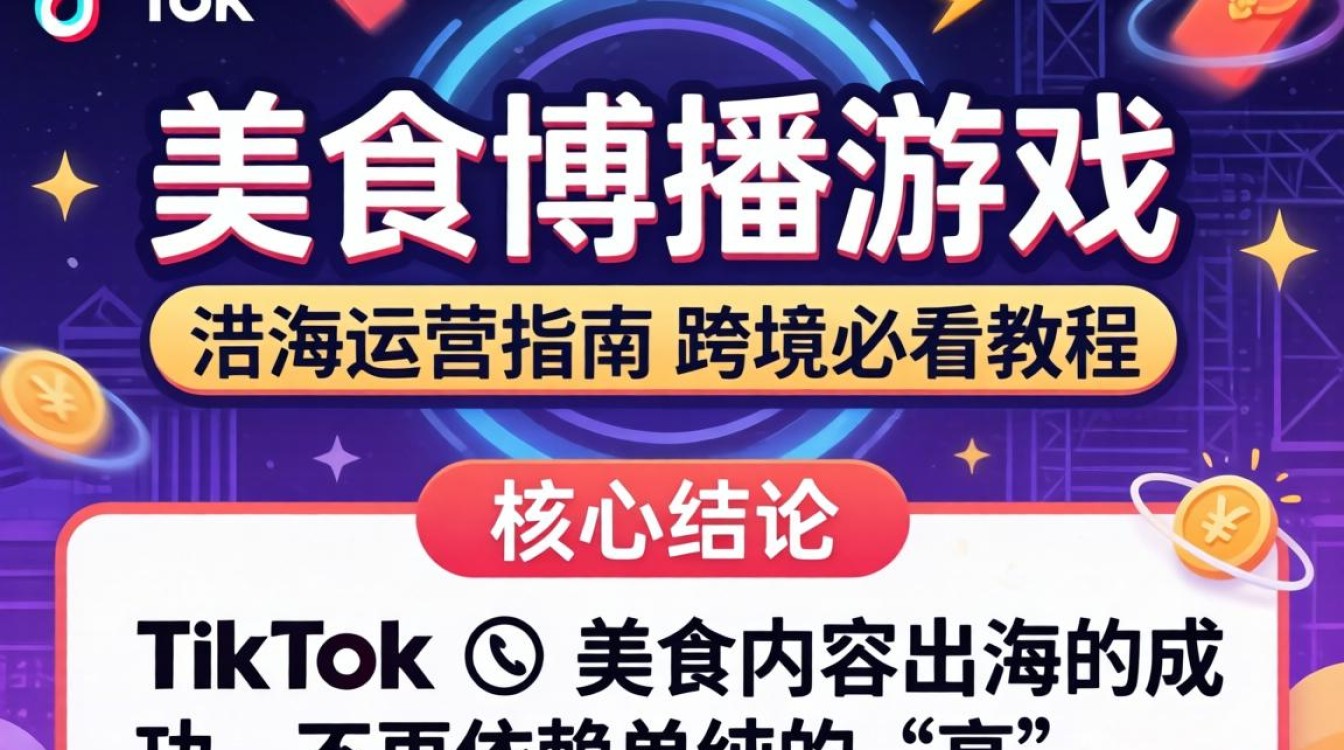 TikTok 美食博主游戏出海运营指南