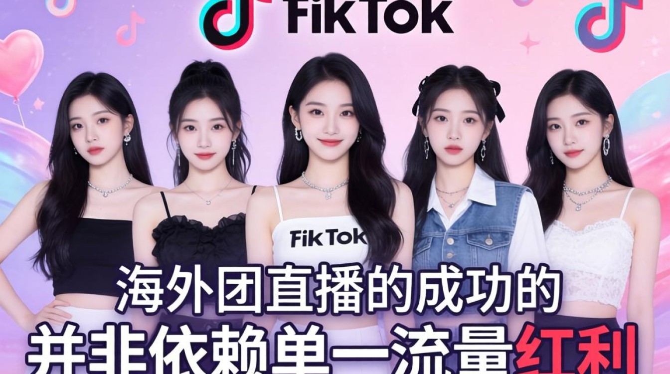 海外TikTok女团直播怎么涨粉变现