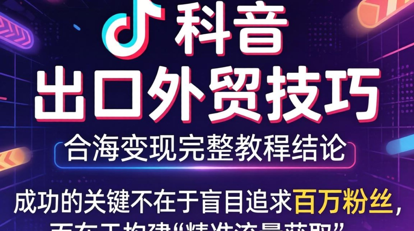 TikTok 出口外贸技巧 出海变现完整教程