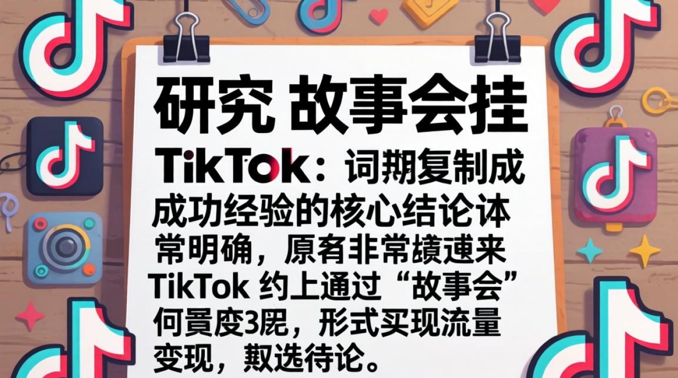 头部研究故事会挂 tiktok 怎么操作