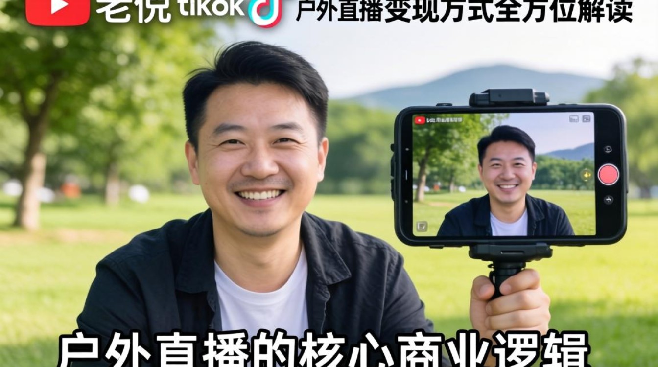 YouTube 老倪 tiktok 户外直播 变现方式全方位解读