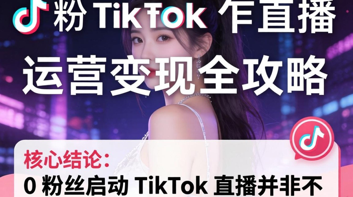 0粉TikTok怎么直播