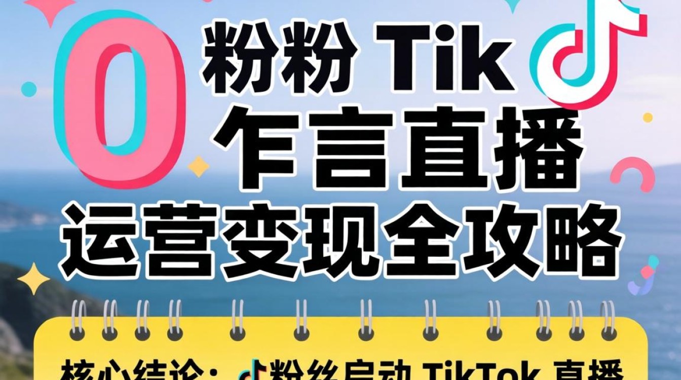 0粉TikTok怎么直播