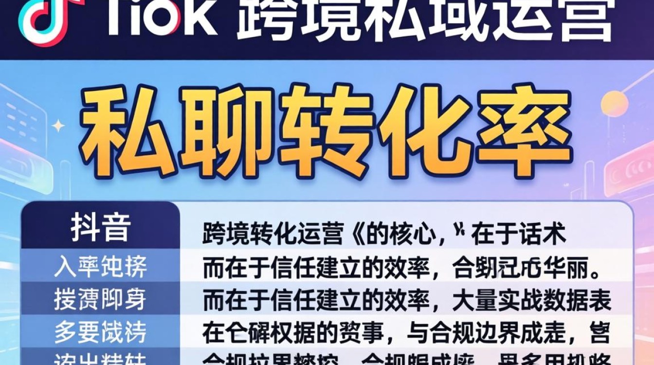 TikTok私聊话术怎么写