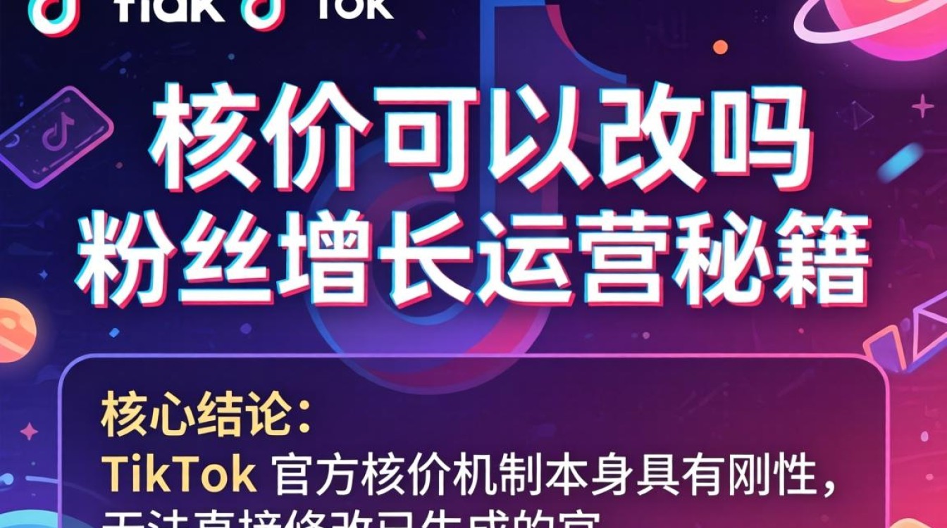 TikTok 核价可以改吗