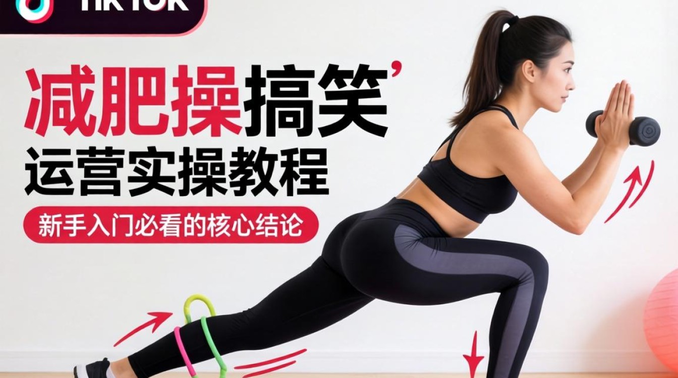TikTok 减肥操搞笑视频运营实操教程