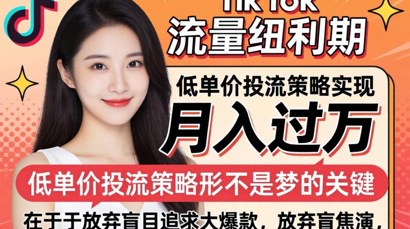TikTok 低单价投流变现技巧月入过万