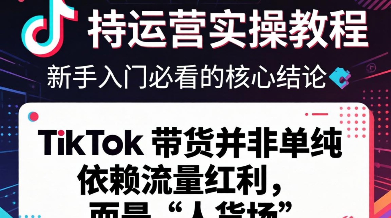 TikTok 里的带货运营实操教程