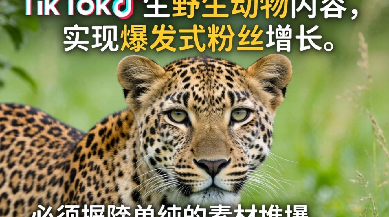 TikTok 野生动物 粉丝增长运营秘籍