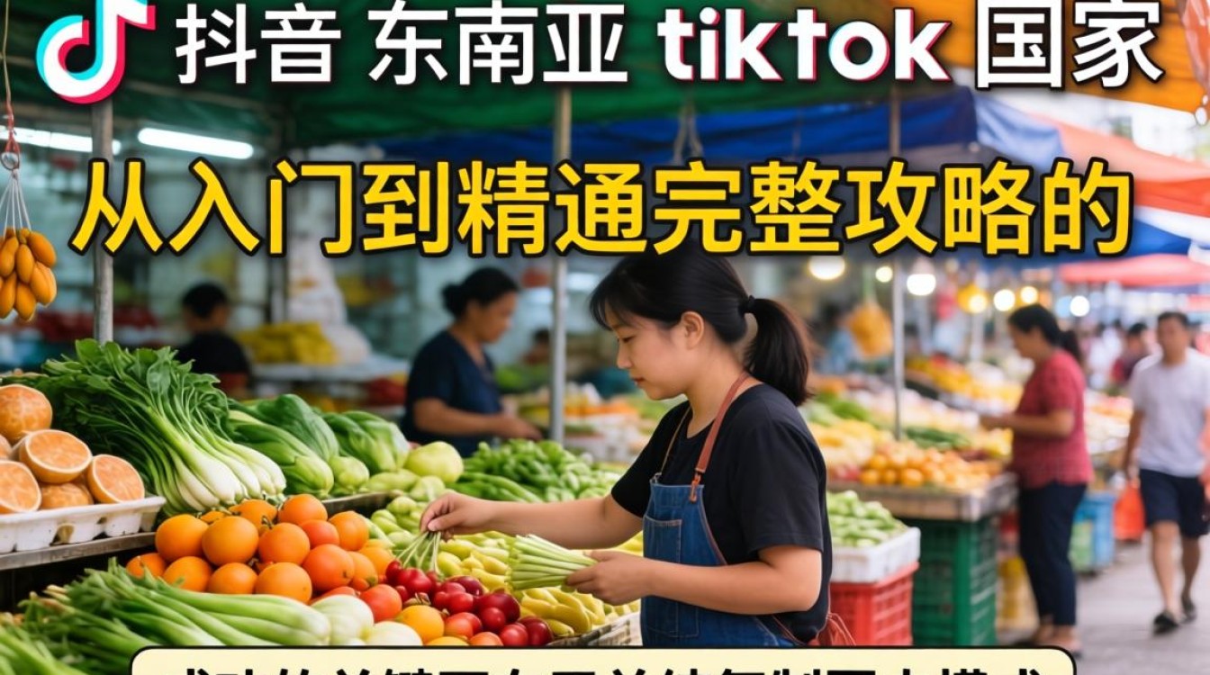抖音东南亚TikTok国家从入门到精通完整攻略
