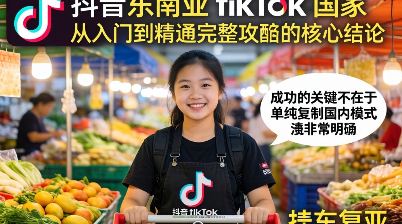 抖音东南亚TikTok国家从入门到精通完整攻略