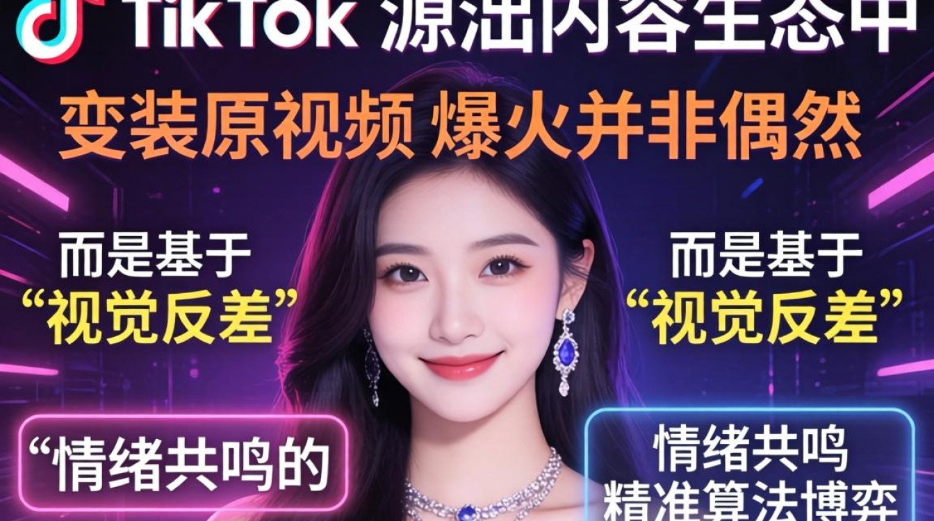 TikTok 变装原视频出海内容创作技巧