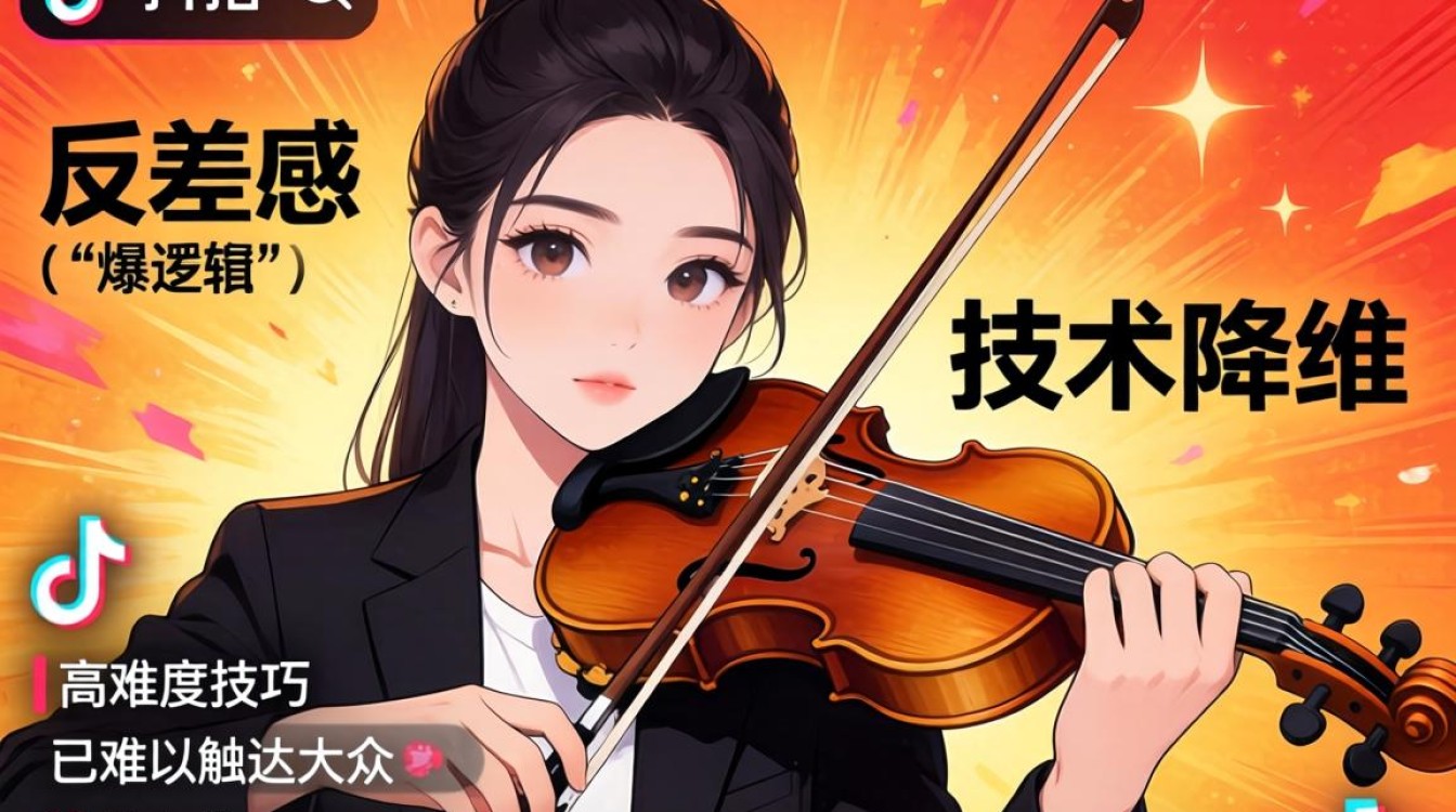 TikTok 小提琴合拍内容创作技巧,爆款频出,为什么我的视频没流量,TikTok 小提琴合拍怎么做 TikTok 小提琴合拍内容创作技巧