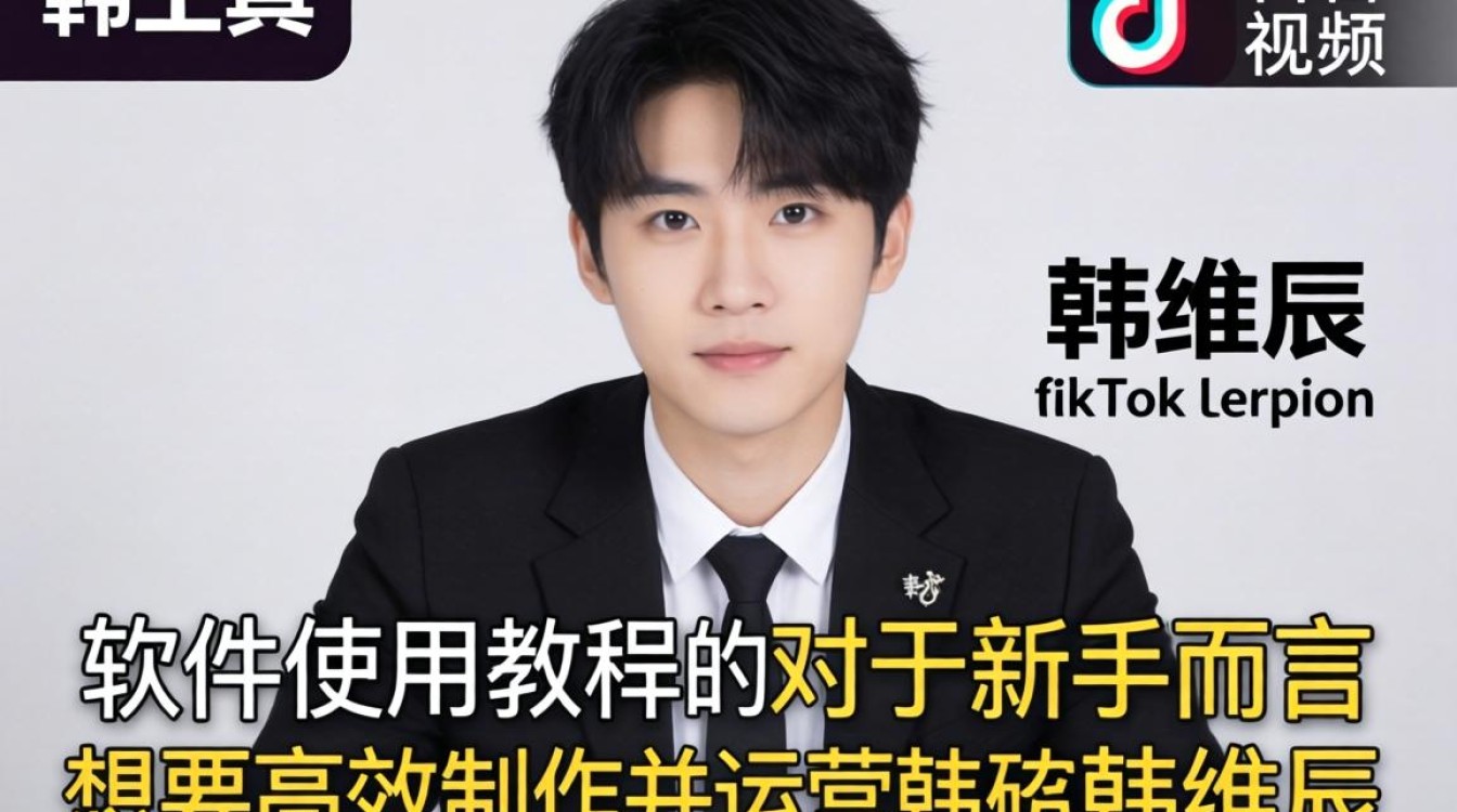新手工具韩维辰tiktok视频软件使用教程