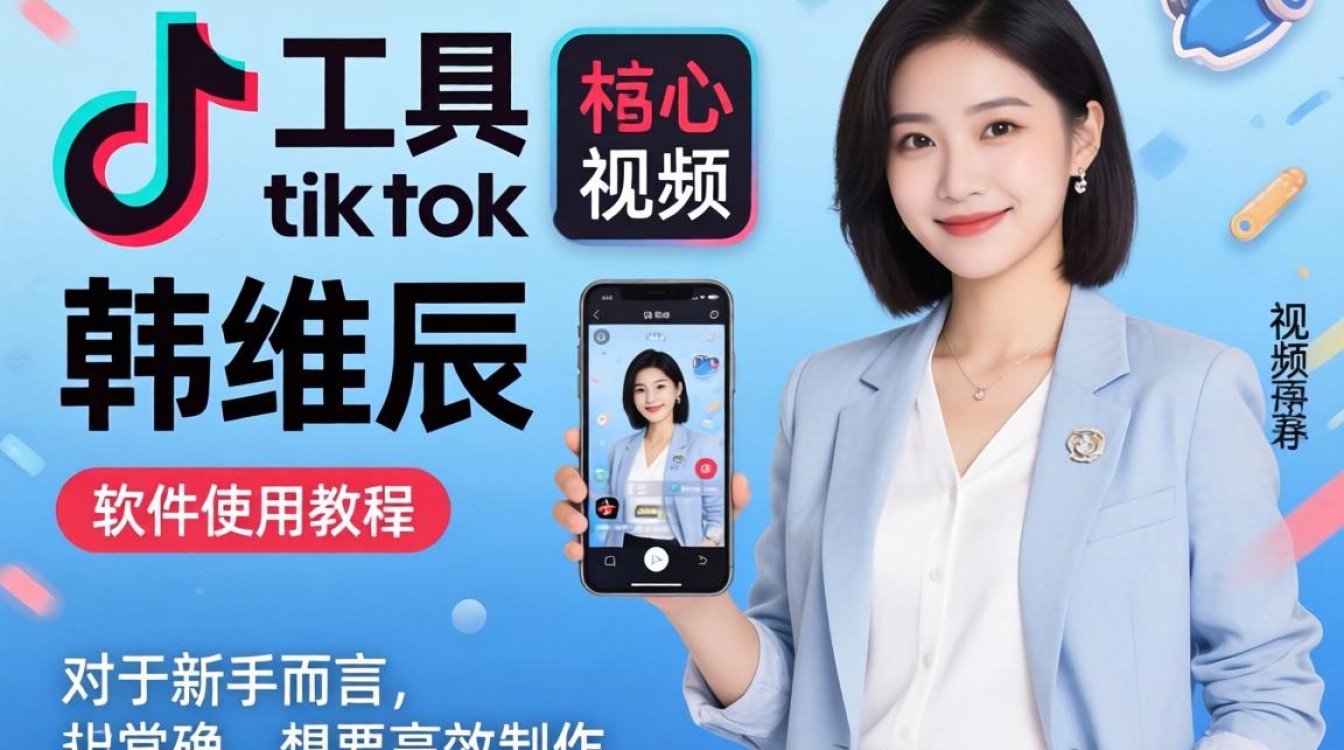 新手工具韩维辰tiktok视频软件使用教程