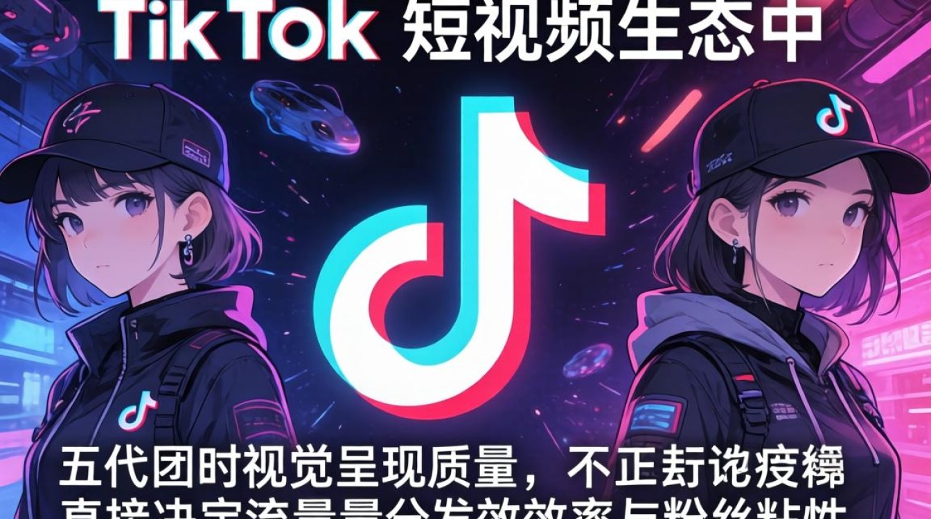 后期处理五代团 tiktok 完成精美作品