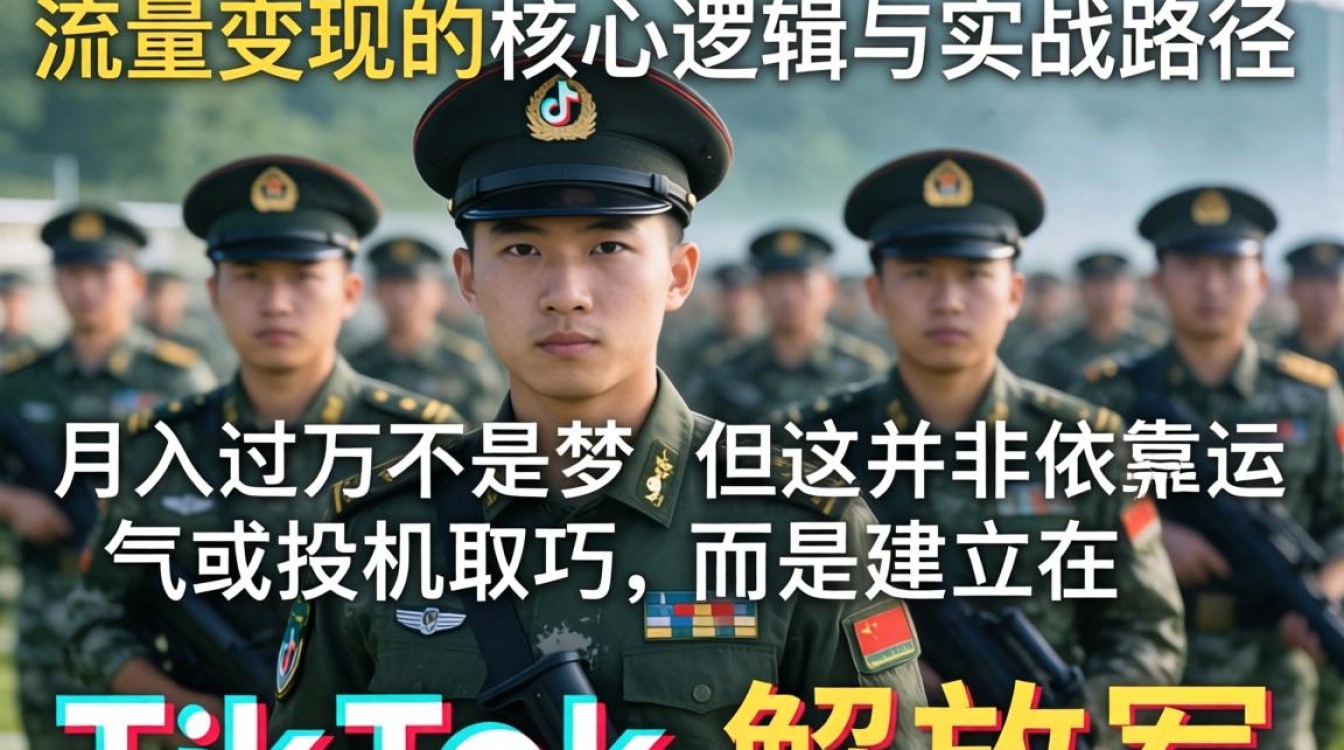 TikTok 解放军支援变现技巧,月入过万不是梦,TikTok 怎么赚钱,TikTok 变现技巧 TikTok 解放军支援变现技巧