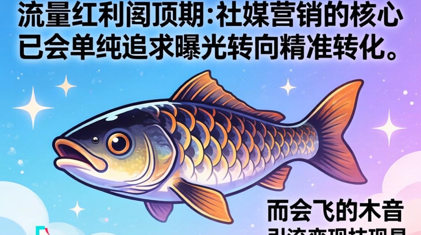 社媒营销会飞的木鱼tiktok引流变现技巧