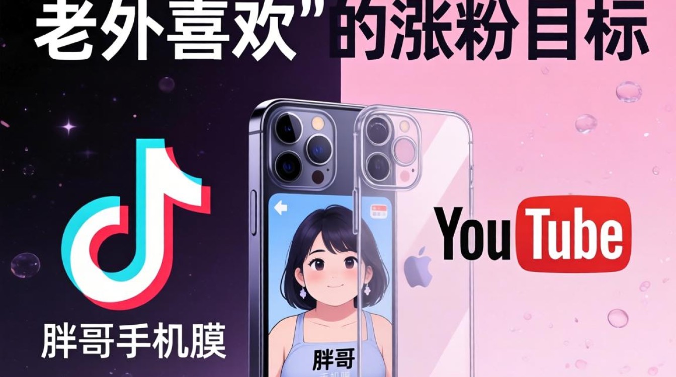 YouTube 胖哥手机膜 TikTok 涨粉技巧老外喜欢
