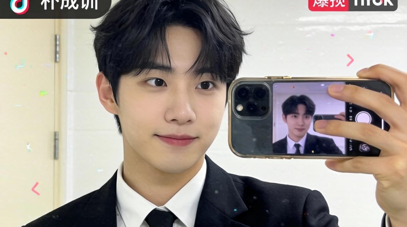 朴成训 tiktok 自拍视频播放量
