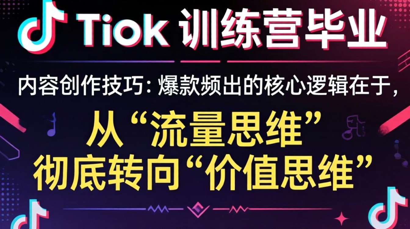 TikTok 训练营毕业内容创作技巧爆款频出