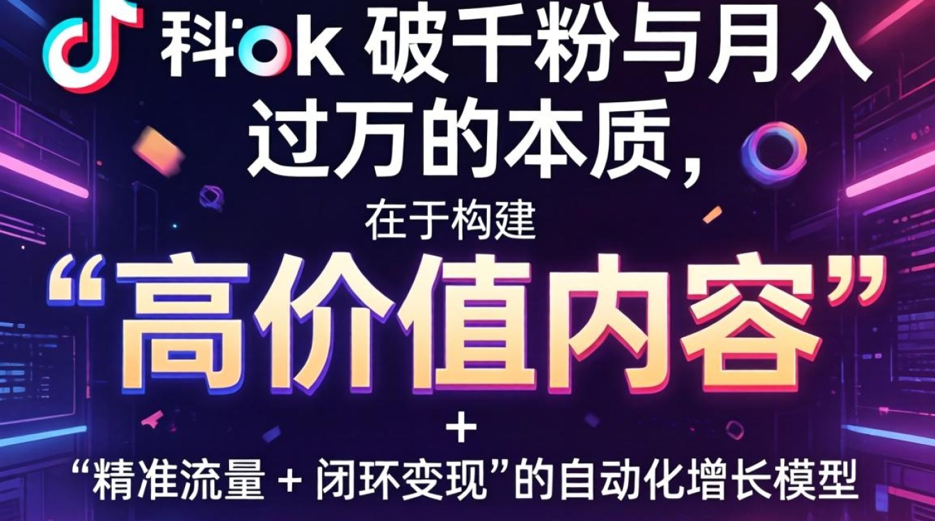 TikTok 轻松破千粉 变现技巧