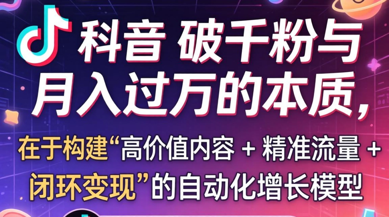 TikTok 轻松破千粉 变现技巧