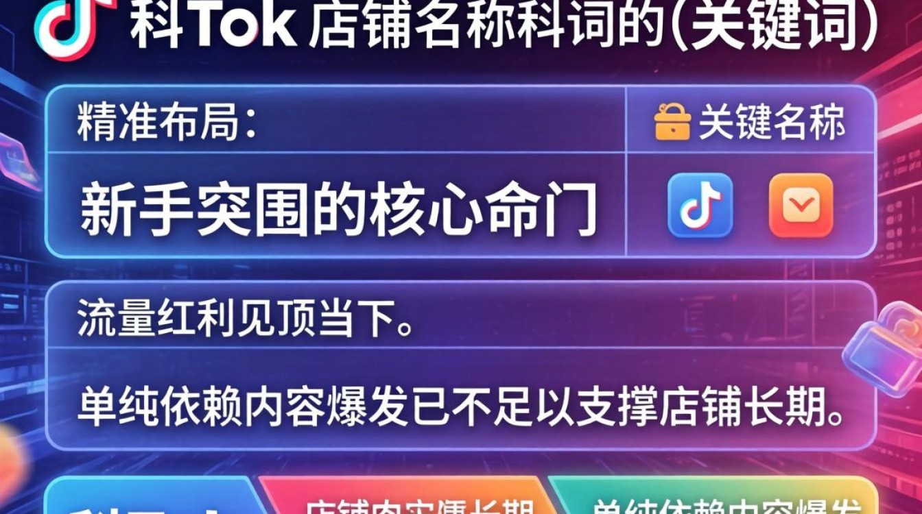 TikTok 店铺起名技巧与流量优化实操教程