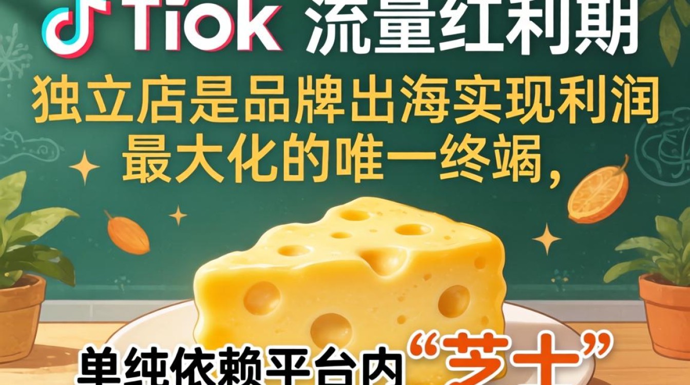 TikTok 里面的芝士独立站怎么建