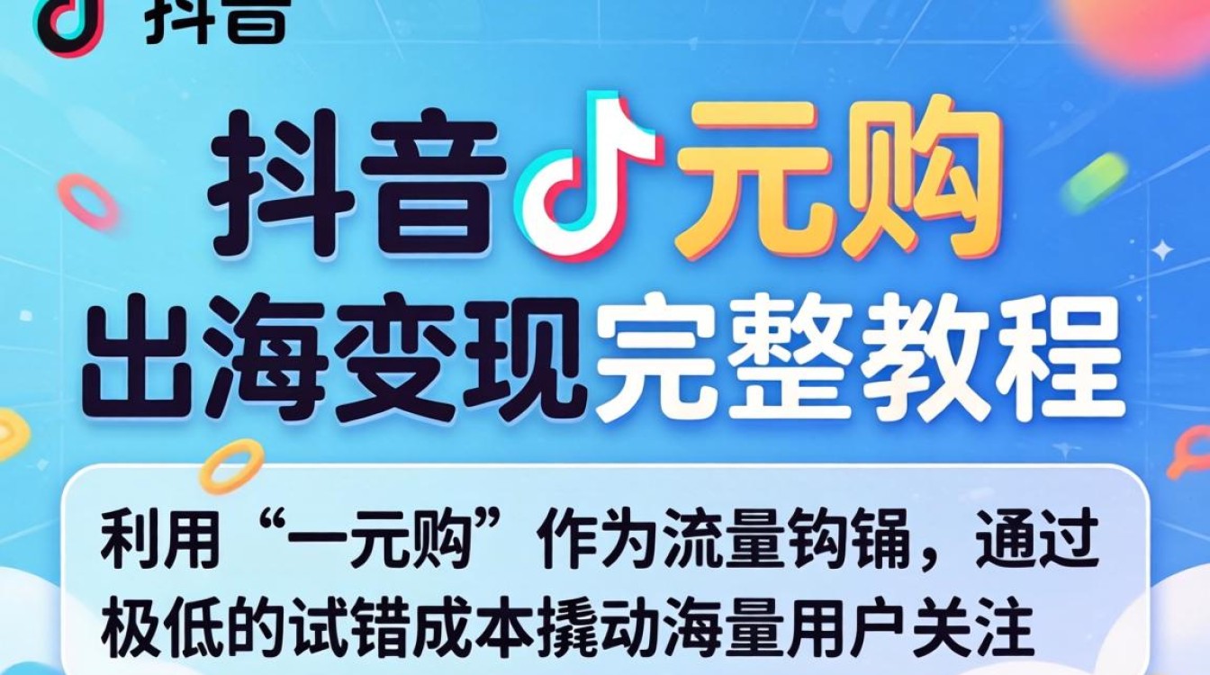 TikTok 一元购出海变现完整教程
