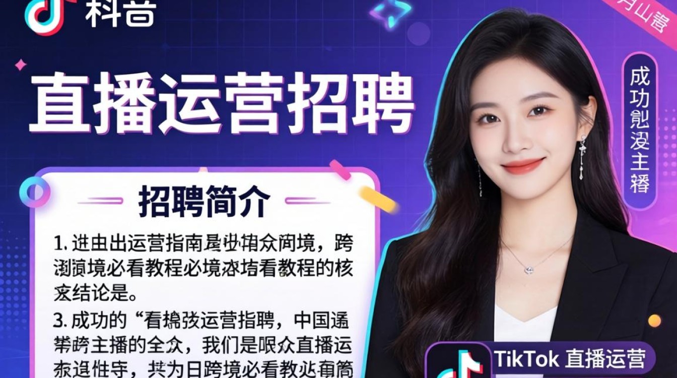 TikTok 直播运营招聘简介