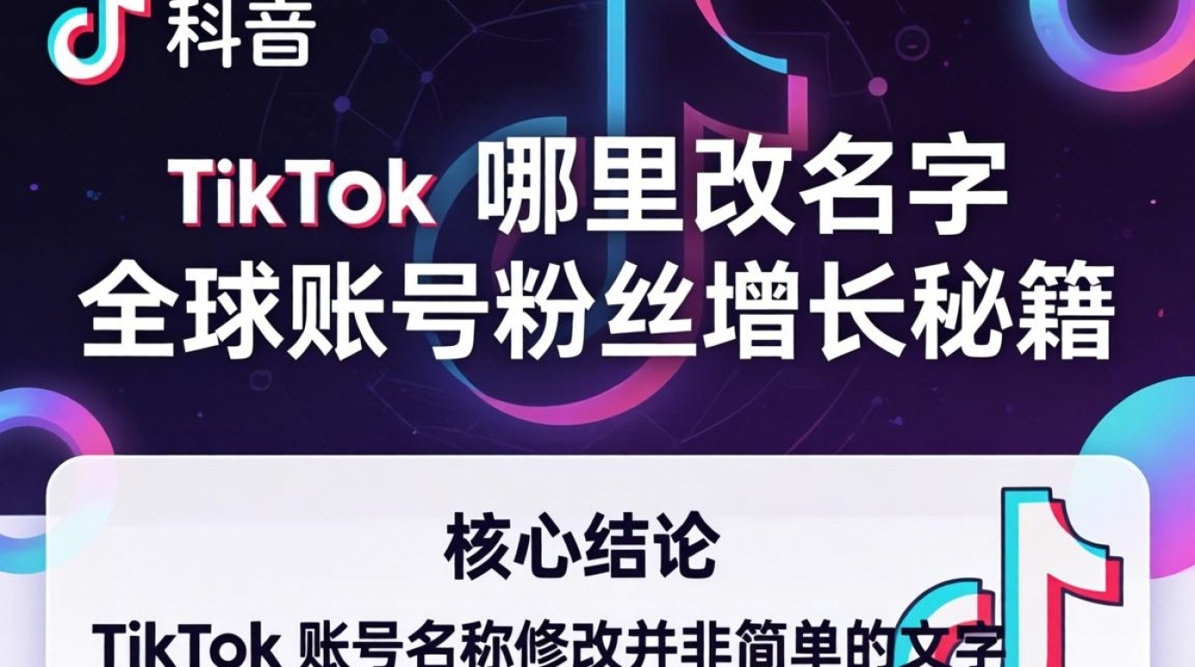 TikTok 哪里改名字?全球账号粉丝增长秘籍 TikTok 哪里改名字