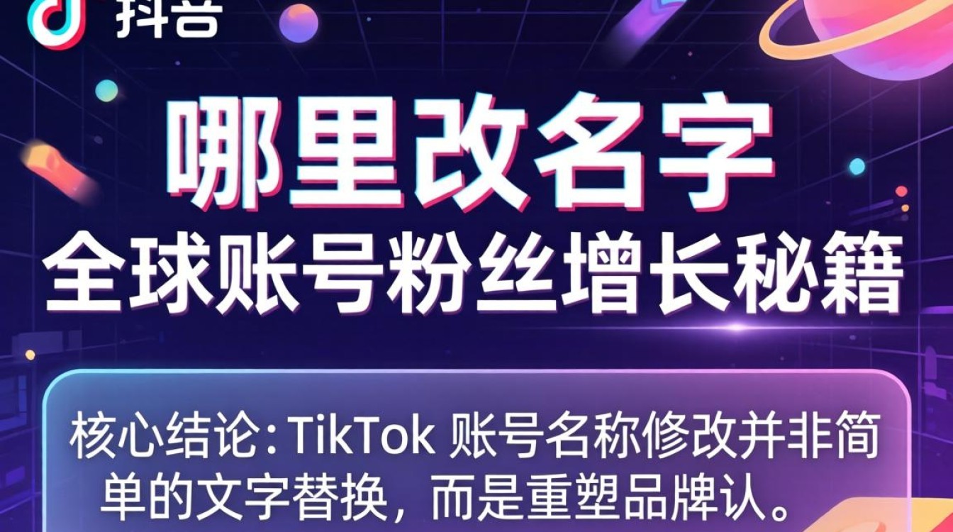 TikTok 哪里改名字?全球账号粉丝增长秘籍 TikTok 哪里改名字