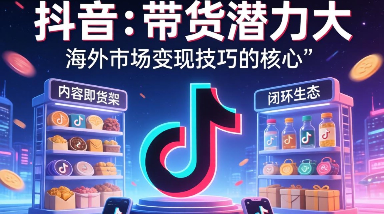 TikTok 带货潜力大 海外市场变现技巧,TikTok 怎么带货赚钱,TikTok 海外变现 TikTok 带货潜力大 海外市场变现技巧