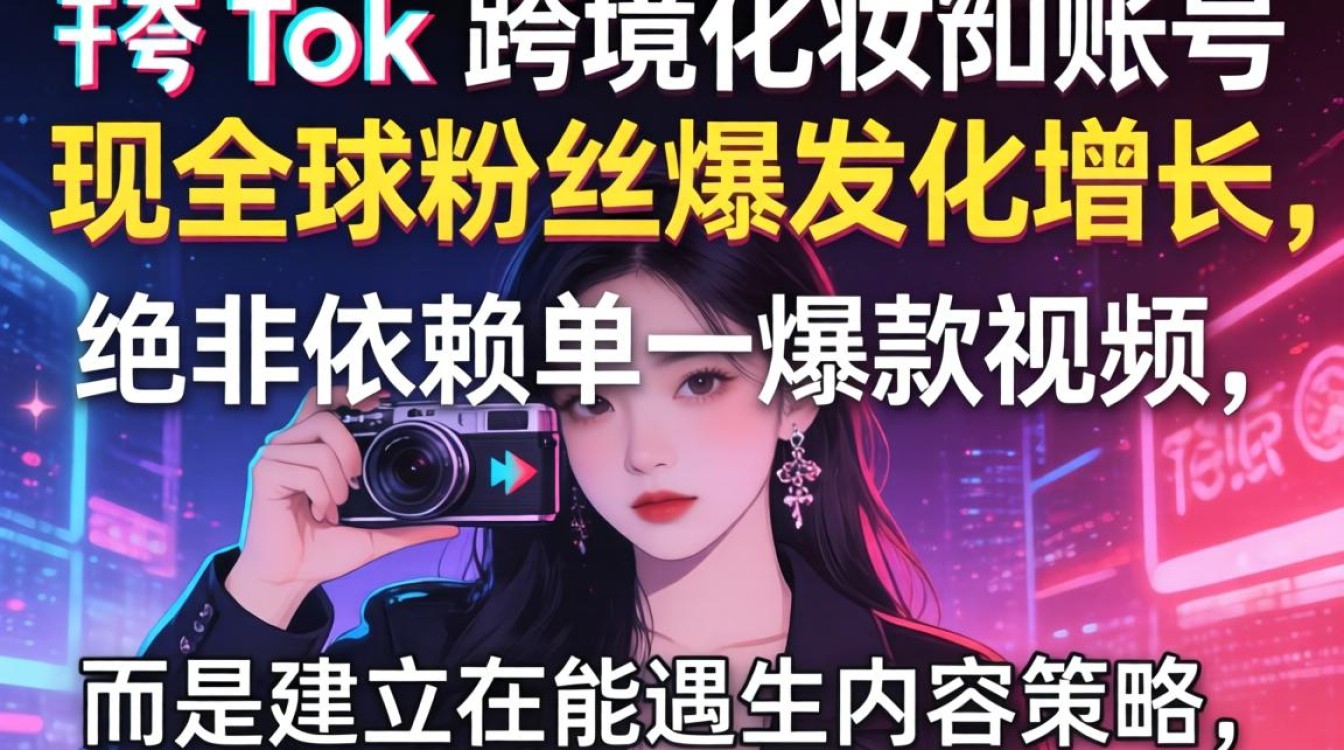 TikTok 跨境化妆品如何快速涨粉