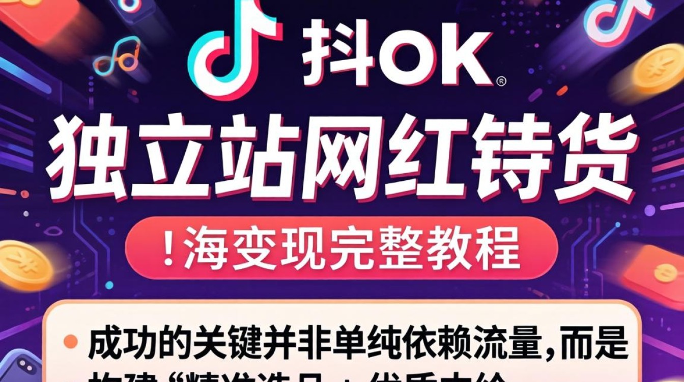 TikTok 独立站网红带货出海变现完整教程怎么做