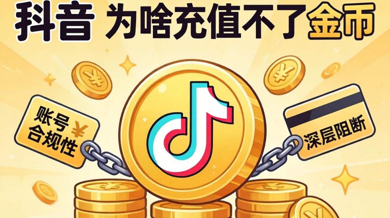 TikTok 为啥充值不了金币