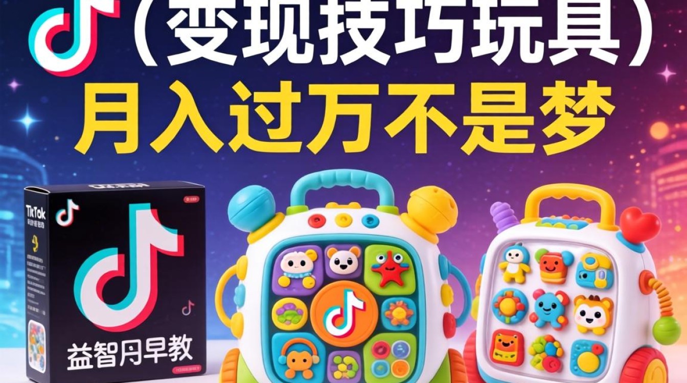 TikTok 玩具怎么变现月入过万