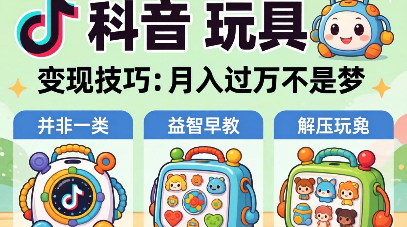 TikTok 玩具怎么变现月入过万