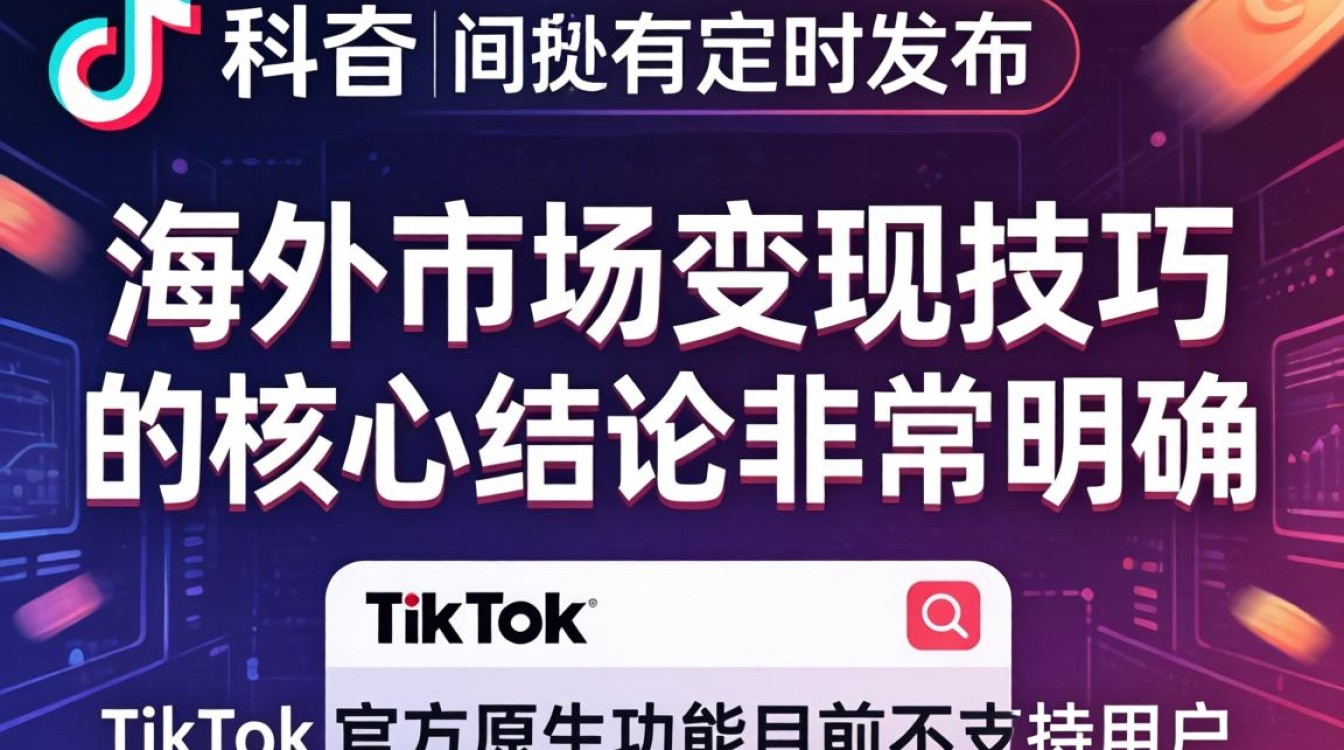 TikTok 有没有定时发布功能