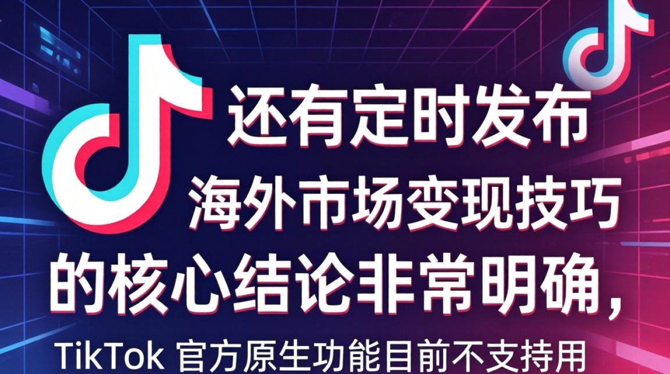 TikTok 有没有定时发布功能