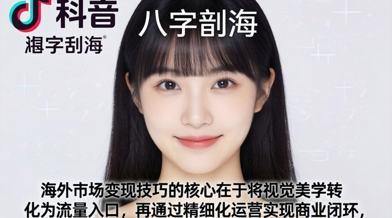 TikTok 八字刘海 海外市场变现技巧