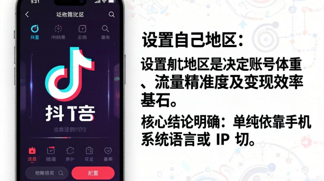 TikTok 如何设置自己地区