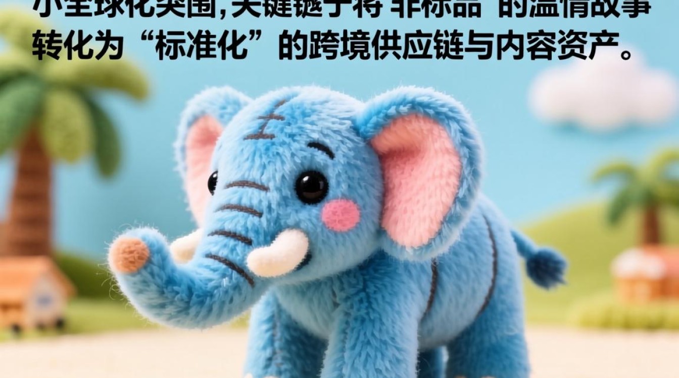 TikTok 手工自制毛绒小象 全球化运营策略思维