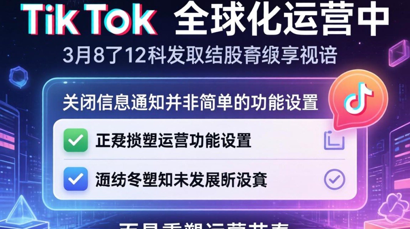 TikTok 如何关闭信息通知