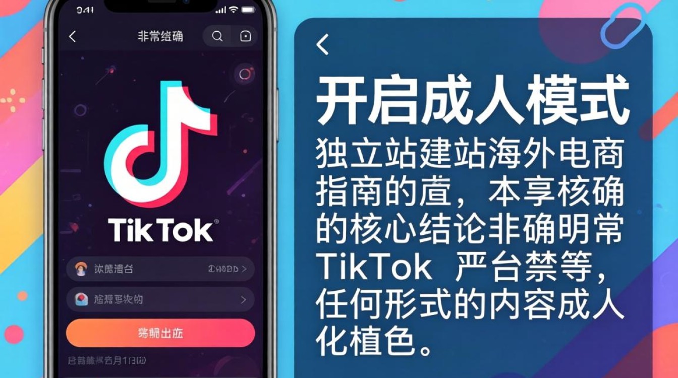 TikTok 如何开启成人模式
