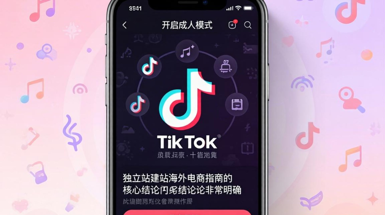 TikTok 如何开启成人模式